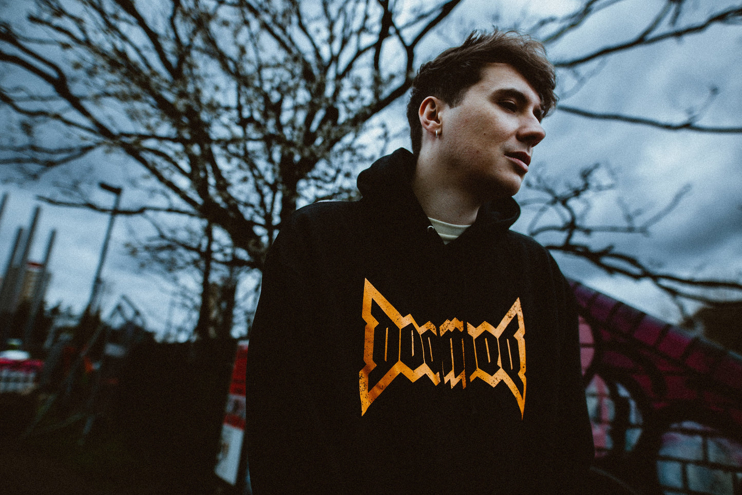 DOOMED Skull Hoodie
