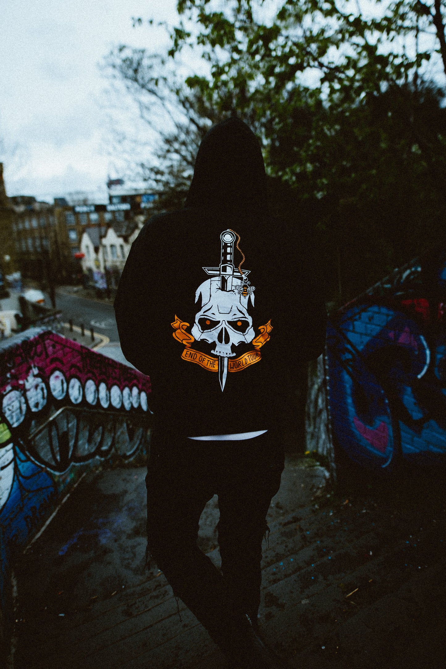 DOOMED Skull Hoodie