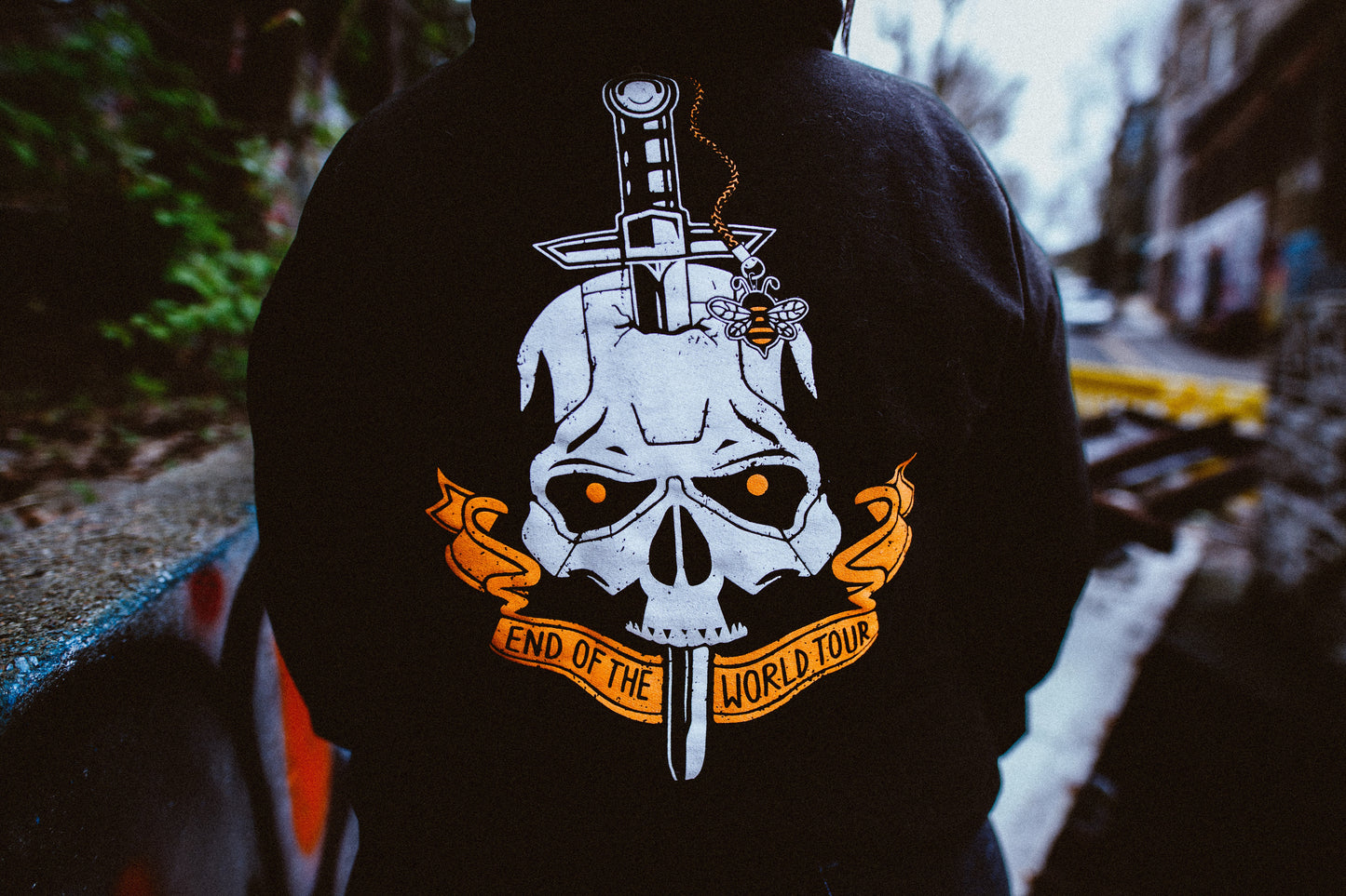 DOOMED Skull Hoodie