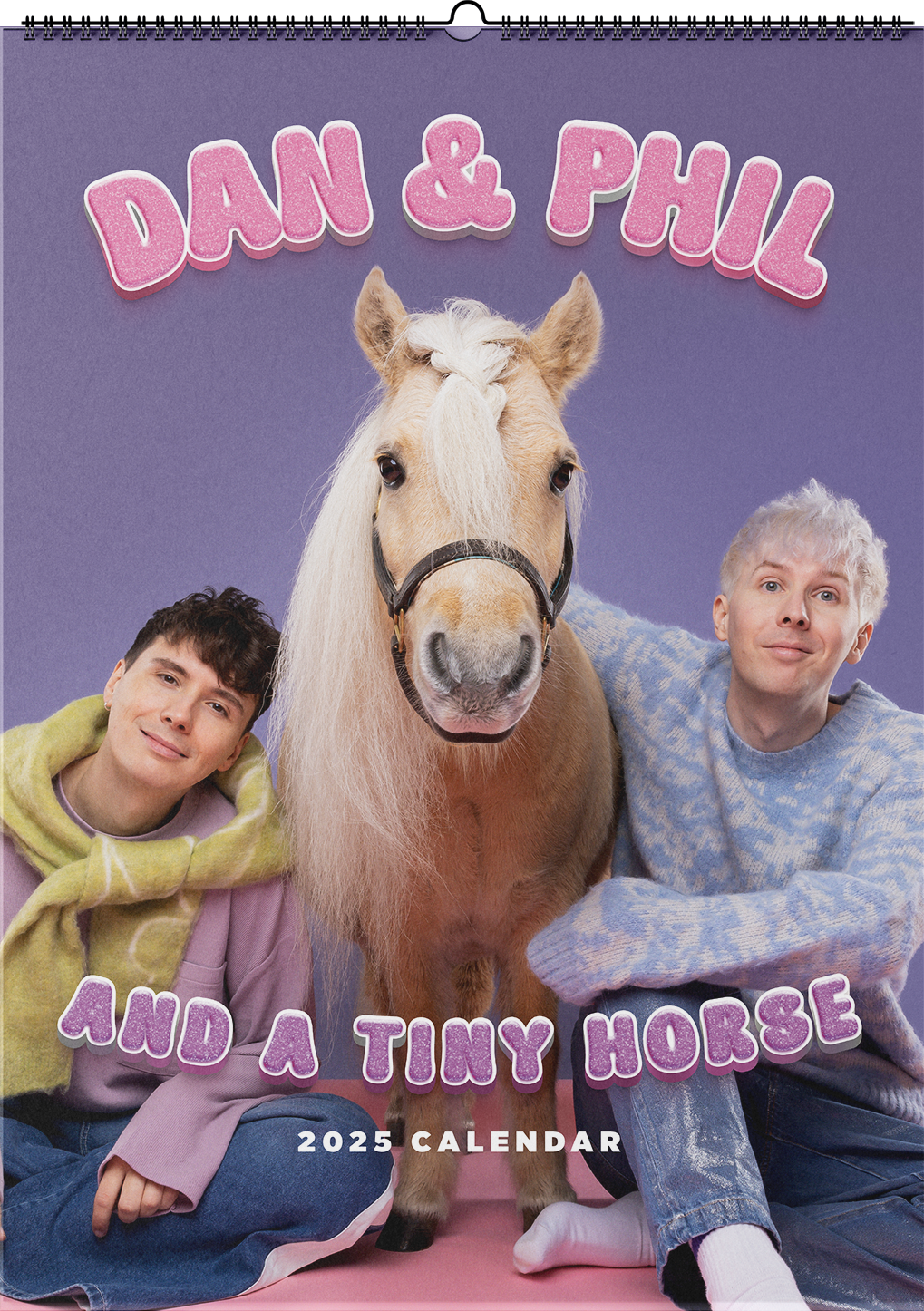 Dan and Phil and A Tiny Horse 2025 Calendar